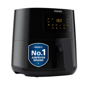 PHILIPS Digital Airfryer HD9252/90 with Touch Panel, 4.1 Litre, Large