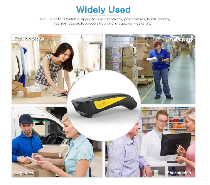 .NETUM Mini Barcode Scanner Bluetooth Compatible, Portable Bar Code Reader - Image 2