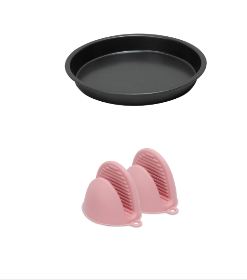 Philips Airfryer Home Pizza Accessory Kit with Pizza pan, Hand Mitts, HD9835/01, Compatible with Extra Large Airfryer