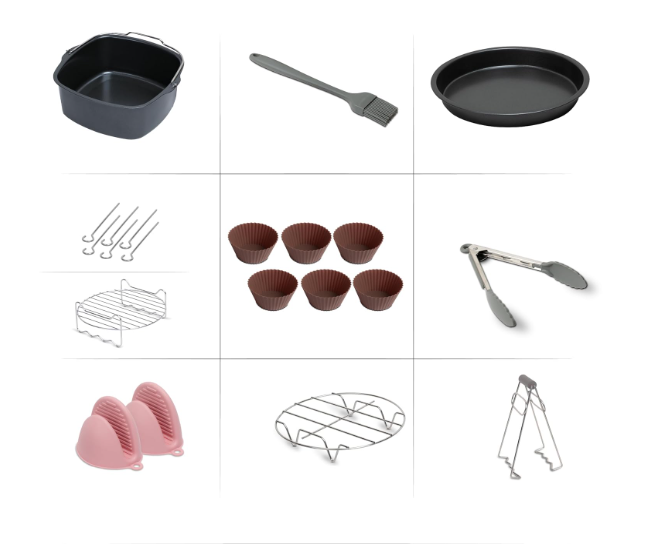 Philips Airfryer Combo Accessory Kit H D9855/01, Compatible with Extra Large Airfryer