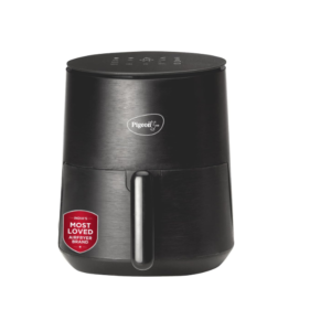 Pigeon Healthifry 3.3L Compact Digital Air Fryer | 1200W | 360° Rapid Air Circulation | 85% Less Oil | Non-Stick Basket | Touch Control | Perfect for 1-2 People | Auto Shut-Off | 2Y Warranty | Black