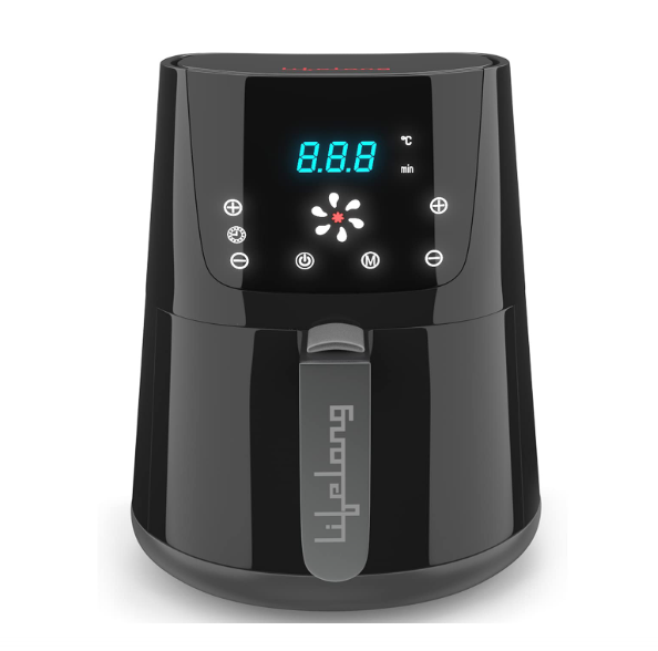 Lifelong LLHFD421 HealthyFry Pro 4.2L Digital Air Fryer with Curated 7-Preset Menu, Touch Control & Digital Display| Variable Temperature and Timer Control (1 Year Warranty, Black)
