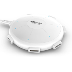 Portronics POR 343 UFO USB Home Charger 6 Ports 8A Charging Station for Smartphones and Tablets - White