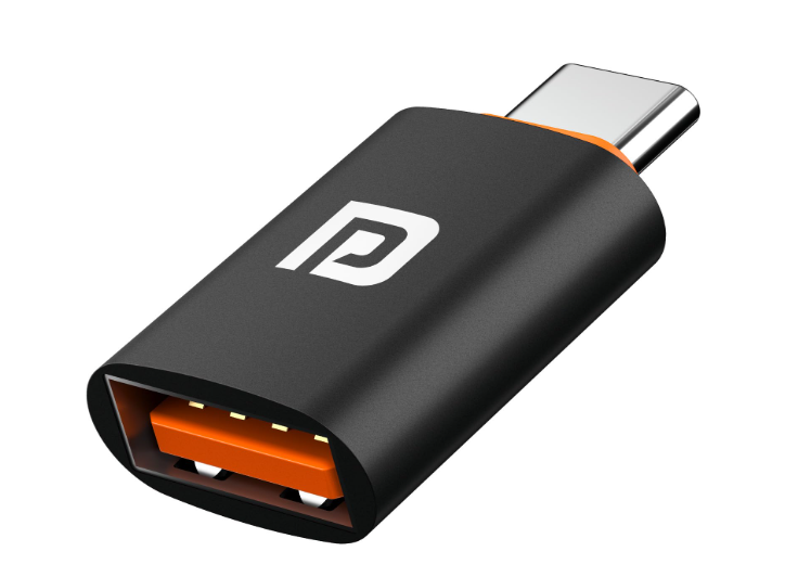 Portronics Bridge Y USB 3.0 to Type C OTG Adaptor, 10Gbps High Speed Data Transfer, Thunderbolt to USB Adapter, Compatible for All Type C Devices, Smartphone, Laptops, Tablets, Chargers, MacBook