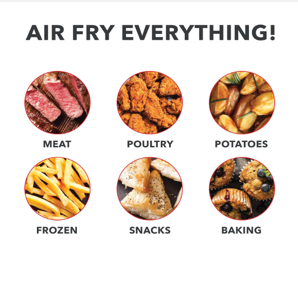 Dash DCAF150GBAQ02 Compact Air Fryer, Aqua - Image 3