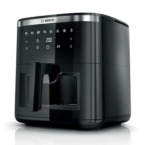 Bosch Air Fryer Series 6, MAF672B0IN, Air Fryer XXL, 7.2L Capacity, Grey (Black)