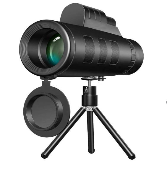 Cezo 40X60 Magnification Zoom HD,Monocular Telescope for Adults and Children,High Power Telescope Gadget, Monocular with Built-in Compass, Scope for Bird Watching Hiking Concert Travelling