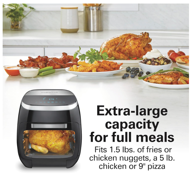 Hamilton Beach 35073 Digital oven and air fryer, capacity 11 liters - Image 3