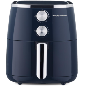 Morphy Richards 5 Litre Classic Crisp Pro Air Fryer|Easy Knob Control|Adjustable Time & Temperature Control|Voltage Fluctuation Protection|Non-stick Coated Basket|2 Year Product Warranty|Blue|1500W