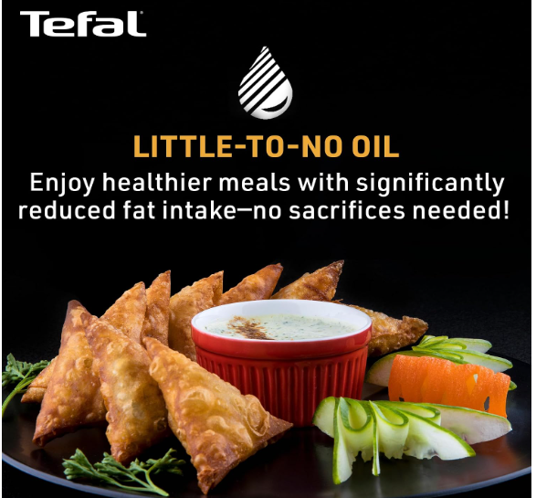 Tefal Easy Fry Air Fryer/Powerful 1200W / Customisable Temperature Control from 80°C to 200°C | 60-Minute Timer| 3.2 L | For Health-conscious Individuals | Multifunctional Cooking | 2 Year Warranty - Image 3