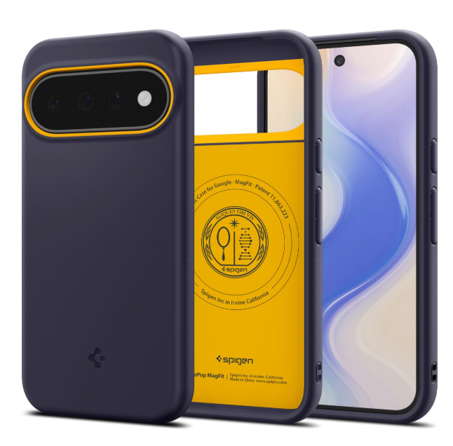 Spigen Nano Pop MagFit for Google Pixel 11 - Blueberry Navy Pixelsnap & MagSafe Compatible, Bold Two-Tone Design, PC+TPU