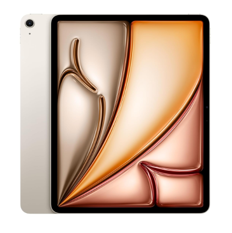 Apple iPad Air 13″ with M3 chip: Built for Apple Intelligence, Liquid Retina Display, 1TB, 12MP Front/Back Camera, Wi-Fi 6E, Touch ID, All-Day Battery Life — Starlight