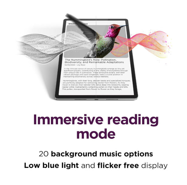 Lenovo Idea Tab Pro with Google Gemini - Student Tablet - 12.7” 3K LCD Display - 8 GB Memory - 128 GB Storage - MediaTek Dimensity 8300 - Includes Pen and Folio Case - Image 2