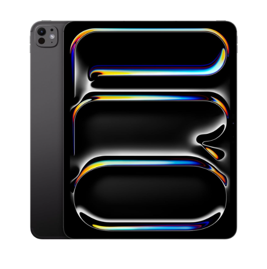 Apple iPad Pro 13″ (M4): Ultra Retina XDR Display, 2TB, 12MP Front Camera / 12MP Back Camera, LiDAR Scanner, Wi-Fi 6E + 5G Cellular with eSIM, All-Day Battery Life, Nano-Texture Glass — Space Black