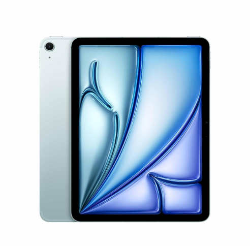 Apple iPad Air 27.59 cm (11″) (M4): Liquid Retina Display, 1 TB, 12MP Front/Back Camera, Wi-Fi 7 with Apple N1 + 5G Cellular, Touch ID, All-Day Battery Life — Blue
