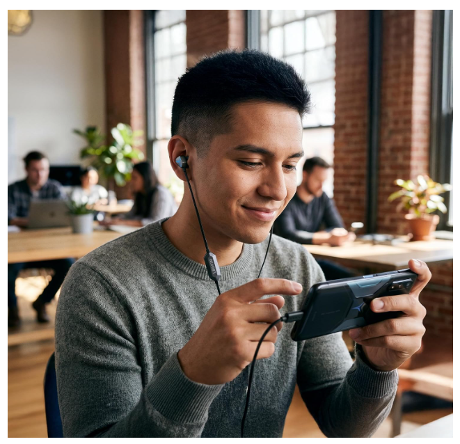 Lenovo Legion RGB Gaming in-Ear Headphones with USB-C E510-7.1 Surround Sound, Hi-Res Audio, in-Line Controller with RGB Lights - Compatible with PC, Tablet, Phone - Image 2