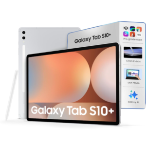 Samsung Galaxy Tab S10+ [Smartchoice], 12.4-inch (31.5 CM), Dynamic AMOLED 2X Display, 12GB RAM, 256GB ROM, Wi-Fi, Quad Speakers, S Pen, Platinum Silver, AI Enabled