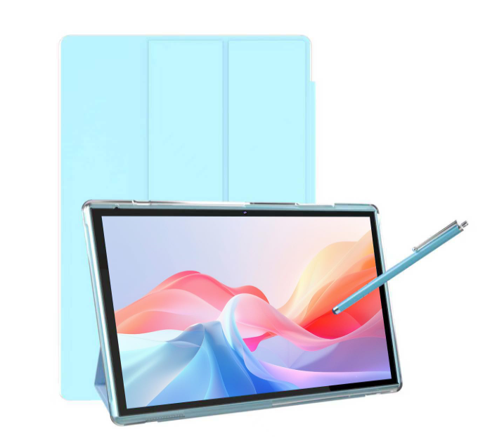 10 Inch Tablet With Tablet Protective Case And Stylus, Android 14 Tablets, 6GB RAM 32GB ROM/1TB Extension, 8H 6000mah Battery Wifi Bluetooth 10.1 inch IPS HD Touch Screen 2MP+8MP Dual Camera Tablets