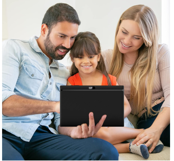 tablet with keyboard 2 in 1 10 inch android tablet includes bluetooth keyboard/mouse/case/stylus/tempered film, 64GB+2GB WIFI 8MP dual camera android 11 tablet 6000mAh battery 10.1 - Image 2