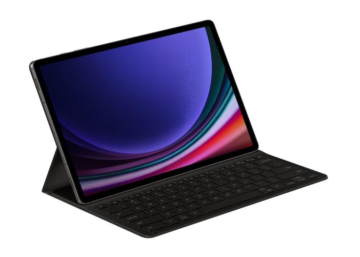 SAMSUNG Galaxy Book Cover With Slim AI Key for Tab S10+, S9+ & S9FE+ - Lightweight Design, Full Keyboard Experience, Wireless Sharing (International Version) - Black