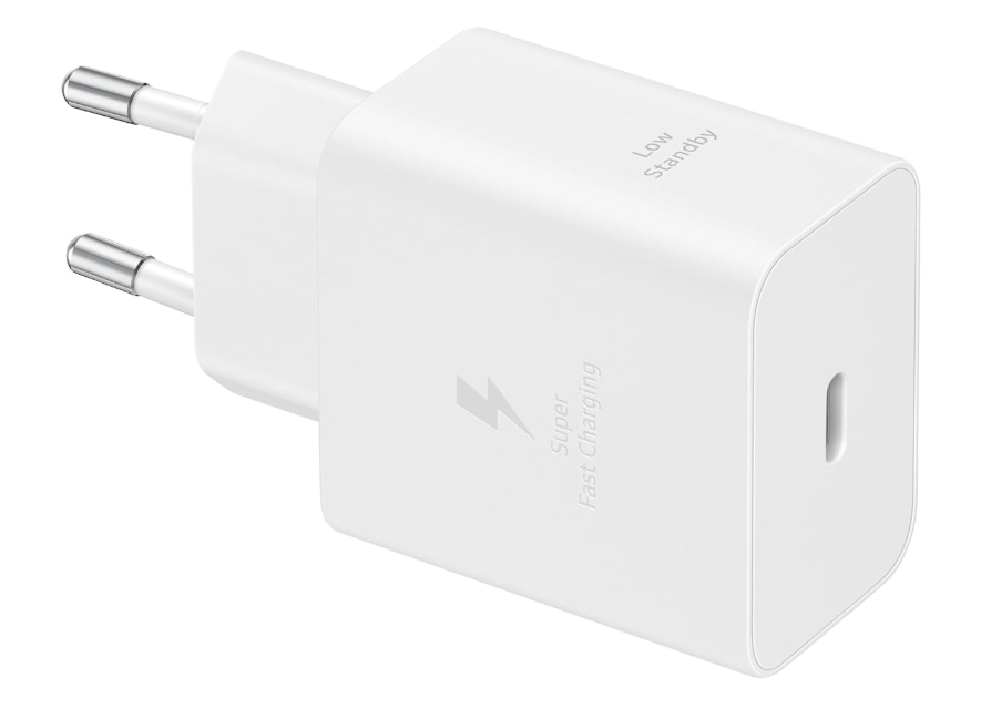 Samsung EP-T4511X, Fast Charge Adapter USB-C Charger with 45W Fast Charging, Compatible with Devices from Other Manufacturers, Including Data Cable, White