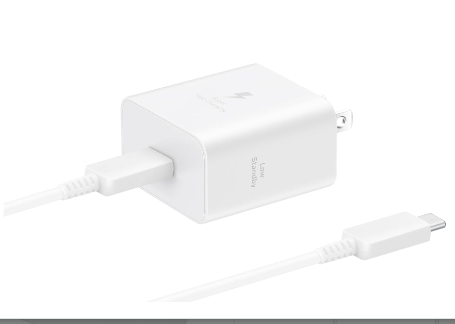 Samsung EP-T4511X, Fast Charge Adapter USB-C Charger with 45W Fast Charging, Compatible with Devices from Other Manufacturers, Including Data Cable, White - Image 2