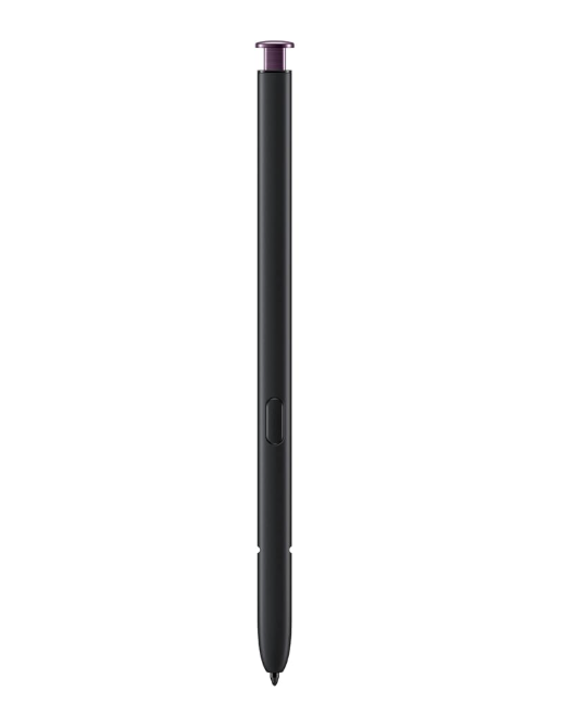 Samsung Galaxy S22 Ultra Replacement S Pen, Slim 0.7mm Tip, 4096 Pressure Levels for Writing, Drawing, Remote Control for Apps w/ Bluetooth, Air Command Features, US Version, Burgundy