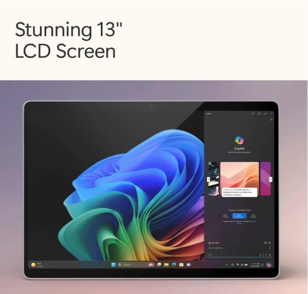 Microsoft Surface Pro 11 Bundle, 2-in-1 Tablet with Flex Keyboard and Slim Pen, Copilot+ PC, 13 Inch Touch Screen OLED Screen, Snapdragon X Elite (12 Core), 16GB RAM, 1TB SSD, Windows 11 Pro, - Image 2