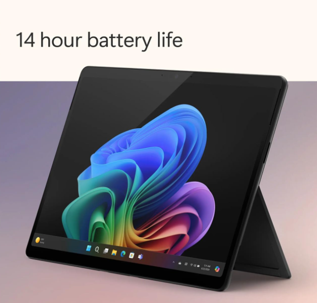 Microsoft Surface Pro 11 Bundle, 2-in-1 Tablet with Flex Keyboard and Slim Pen, Copilot+ PC, 13 Inch Touch Screen OLED Screen, Snapdragon X Elite (12 Core), 16GB RAM, 1TB SSD, Windows 11 Pro, - Image 3