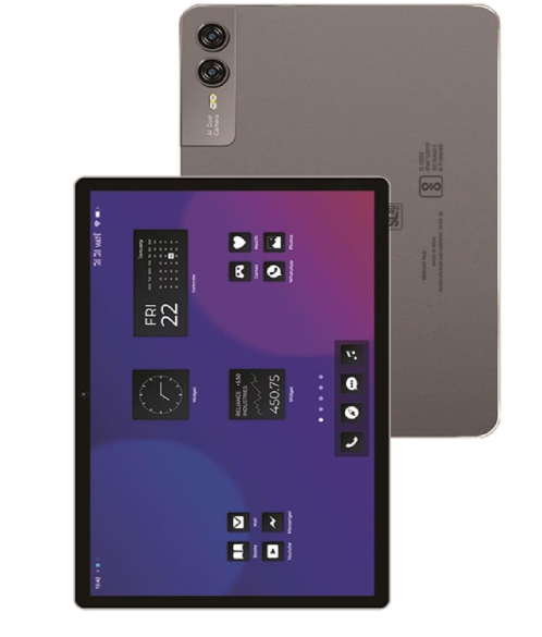DOMO Slate SL40 2C 10 Inch Android Tablet, IPS Display, 4G Dual SIM, 4GB RAM+32GB Storage (Expandable to 1TB) Octa-Core Processor, GPS, WiFi, Bluetooth, for Students Foundation Exams -Grey - Image 2