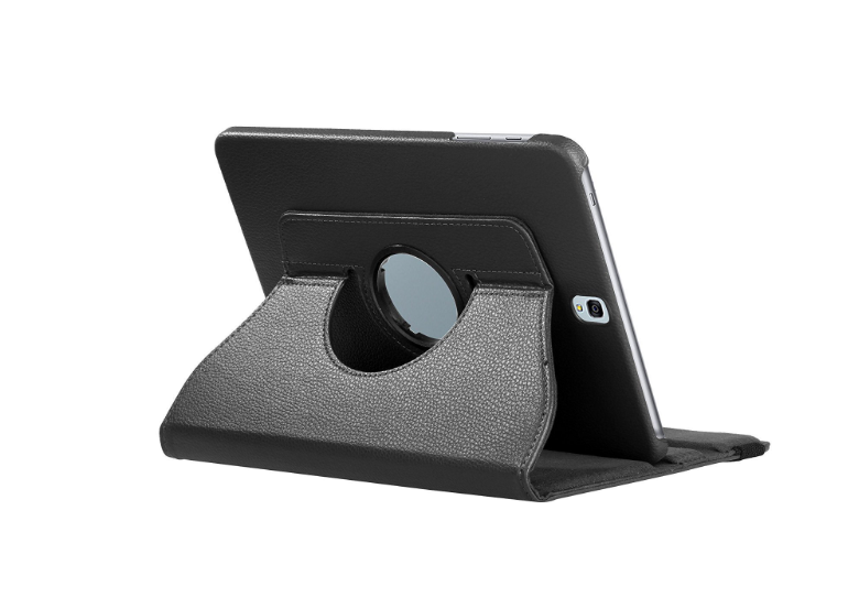 for Galaxy Tab S3 9.7 inch case MOCA 360 Degree Rotating Stand PU Leather Flip Cover Case for Samsung Galaxy Tablet Tab S3 9.7 inch SM - T820 T825 Flip Cover case (Black) - Image 2