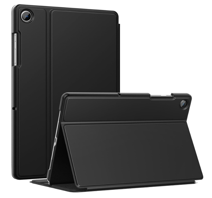 MOCA Case for Samsung Galaxy Tab A11+/ A11 Plus/ A9+/ A9 Plus 11-Inch 2026/2024, Multi-Angle Slim Hard Back Shell Protective Cover Case with Auto Wake/Sleep Function (Black)