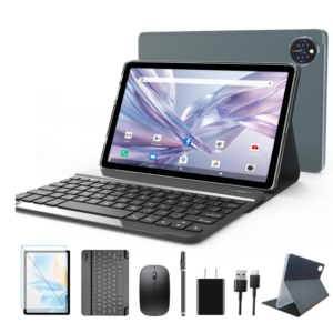 14 10" Android Tablet, 4G Octa-Core, 128GB Storage+14(8+6) GB RAM/1TB Expandable WiFi, 8000mAh Battery, Bluetooth 5.0, 13MP Camera + 8MP