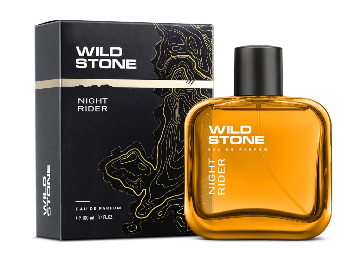 Wild Stone Night Rider Perfume For Men, 100ml EDP Spray Long Lasting Smell, Premium Perfume, Oriental Fougere Scent