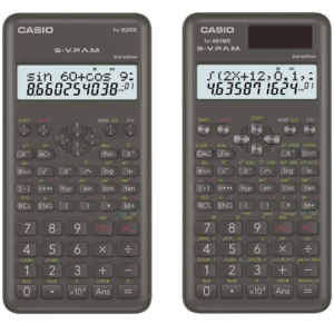 Casio FX-991MS 2nd Gen Scientific Calculator & Casio FX-82MS 2nd Gen Scientific Calculator, Black
