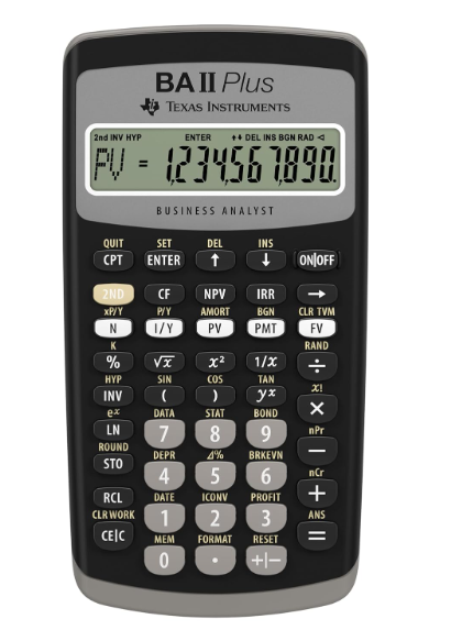 Texas Instruments BA II Plus Financial Calculator