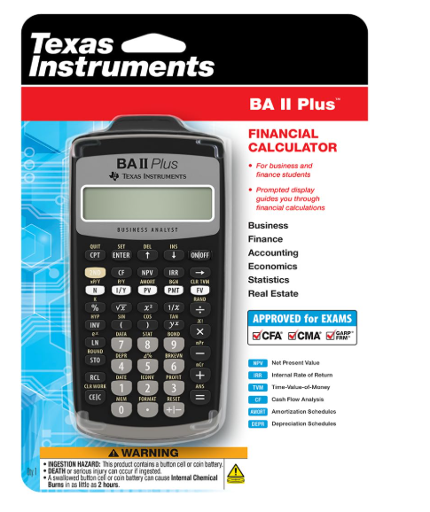 Texas Instruments BA II Plus Financial Calculator - Image 2
