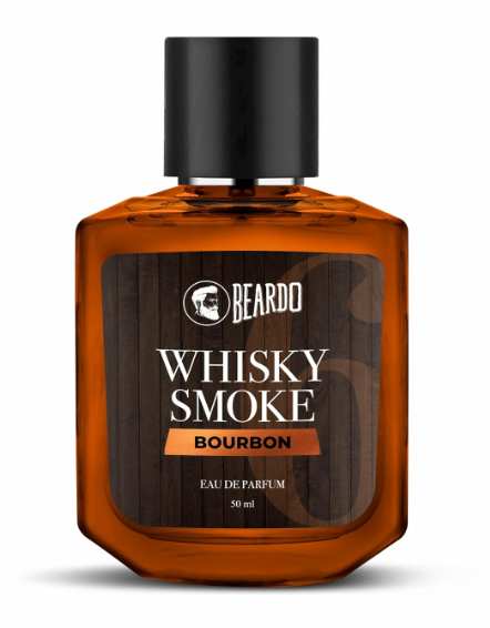 Beardo Whisky Smoke Bourbon Perfume For Men, 50ml | Oriental, Woody, Leathery Eau De Parfum | Long Lasting Perfume | Best Date Night Fragrance | Gift For Husband | Gift For Boyfriend
