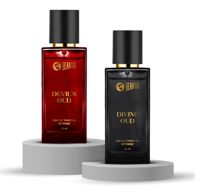Beardo Devil's Oud & Divine Oud Perfume EDP Combo for Men - 50ml each (Pack of 2) | picy, Woody & Oriental | Gift For Men | Husband | Boyfriend