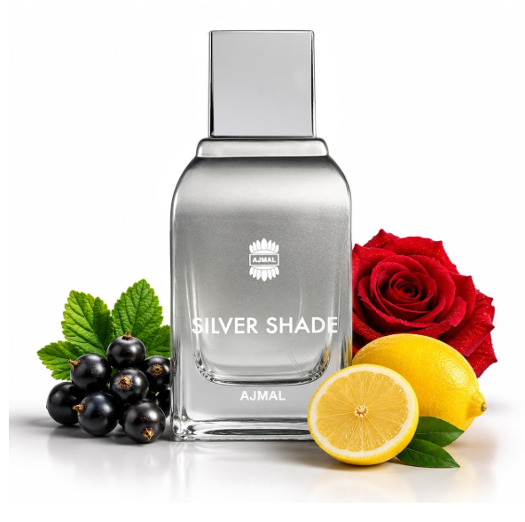 Ajmal Silver Shade EDP Citrus Liquid Perfume For Men, 100ml
