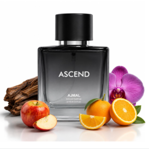 Ajmal Ascend Perfume for Men & Women | 100ml Unisex Eau De Parfum | Perfume for Men & Women with Oriental & Woody Notes | Musky-Aromatic & Floral Fragrance | Versatile Office/Work Unisex Cologne