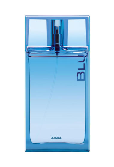 Ajmal Blu EDP 90ML Long Lasting Scent Spray Citrus Perfume Gift For Men - Made In Dubai