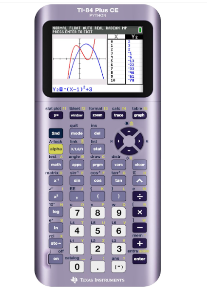 Texas Instruments TI-84 Plus CE Color Graphing Calculator, Teal (Metallic)
