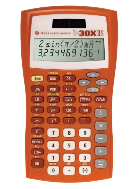Texas Instruments 30XIIS Scientific/Math Calculator - Orange