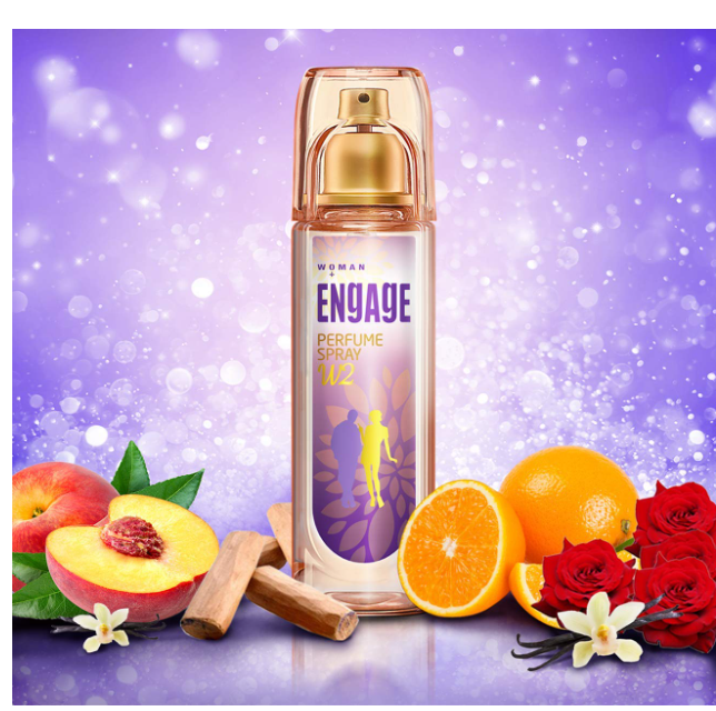 Engage W2 Perfume Spray For Women, Floral and Fruity, Skin Friendly, 120ml (Pack of 2) - Image 2